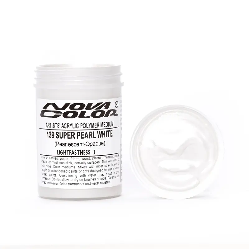 #139 Super Pearl White - Lightfastness: | - Opaque