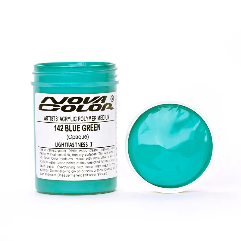 #142 Blue Green - Lightfastness: | - Opaque