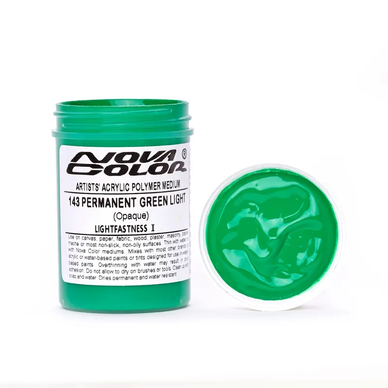 #143 Permanent Green Light - Lightfastness: | - Opaque
