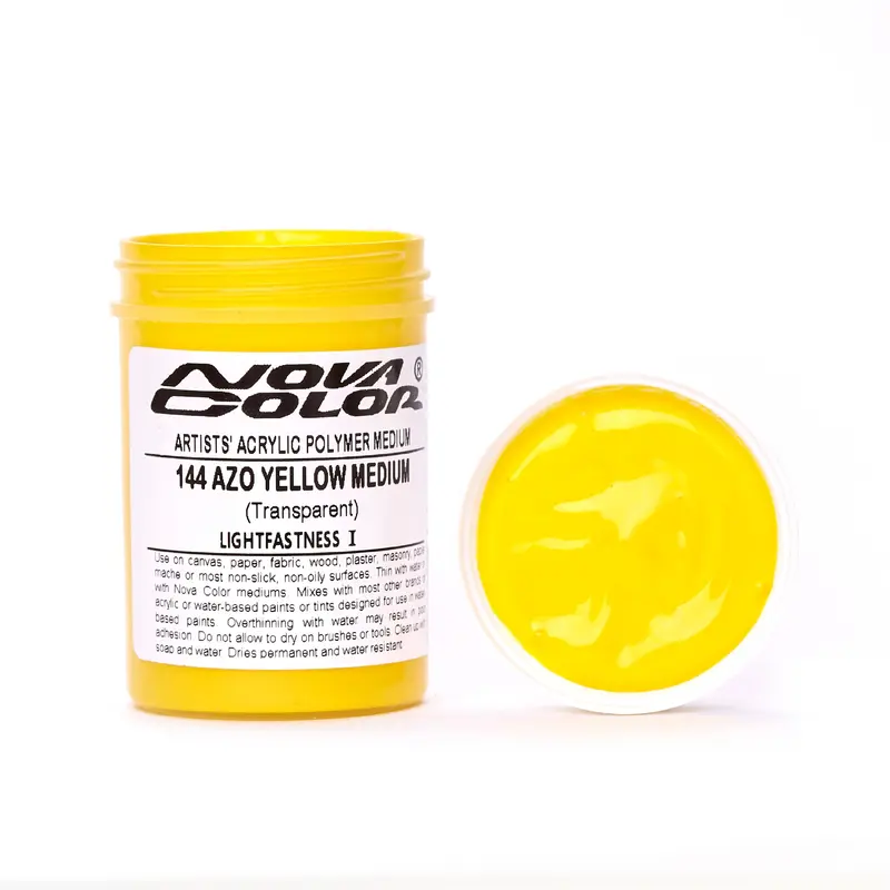 #144 Azo Yellow Medium - Lightfastness: | - Transparent