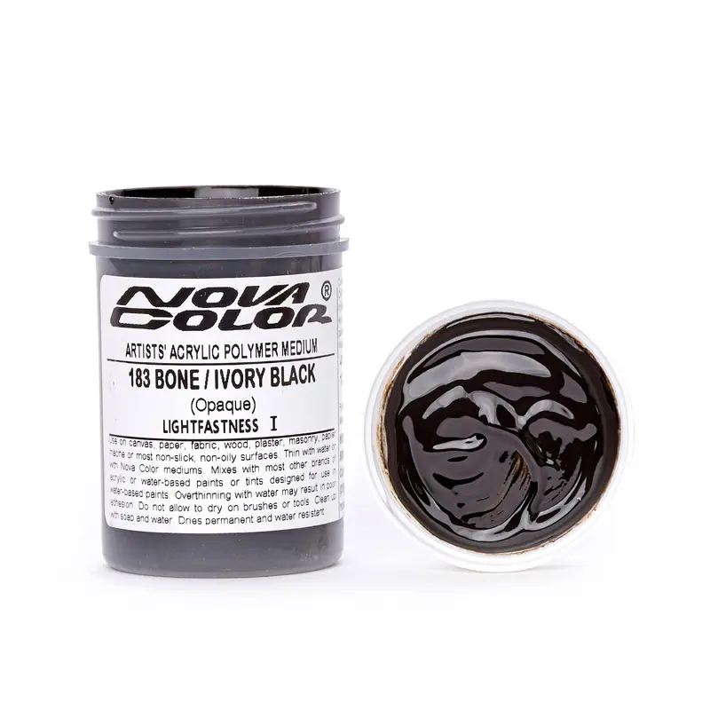 #183 Bone/Ivory Black - Lightfastness: | - Opaque