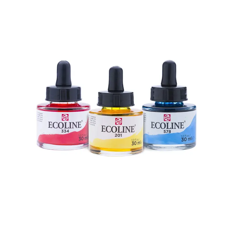 Ecoline Watersoluble Ink - Deep Orange