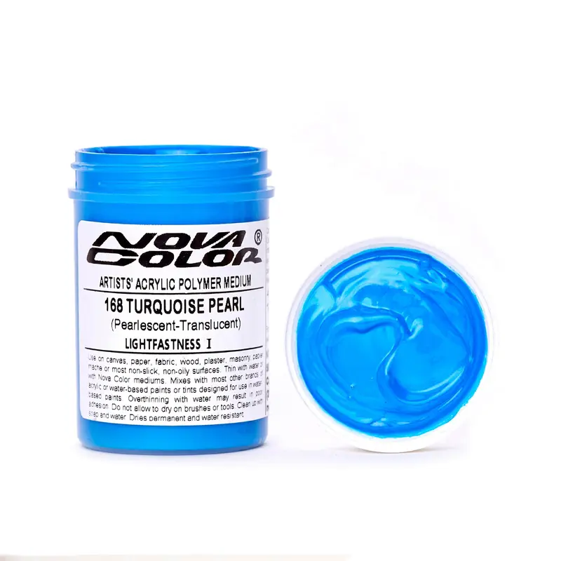 #168 Turquoise Pearl - Lightfastness: | - Translucent