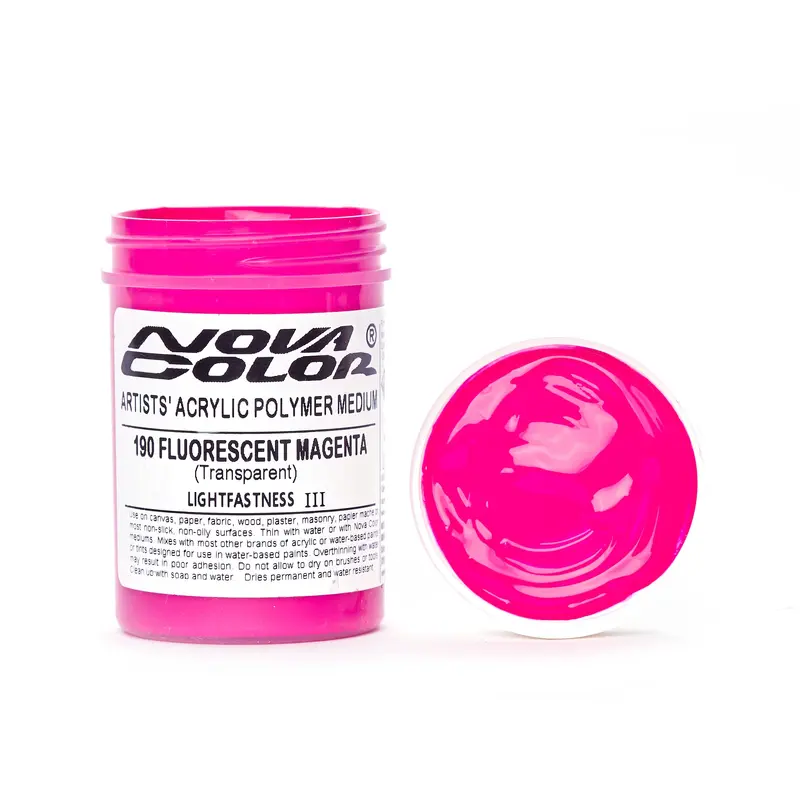 #190 Fluorescent Magenta - Lightfastness: ||| - Transparent