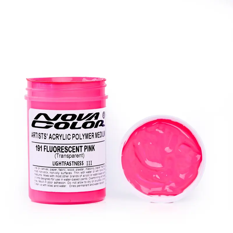 #191 FLUORESCENT PINK - Lightfastness: ||| - Transparent