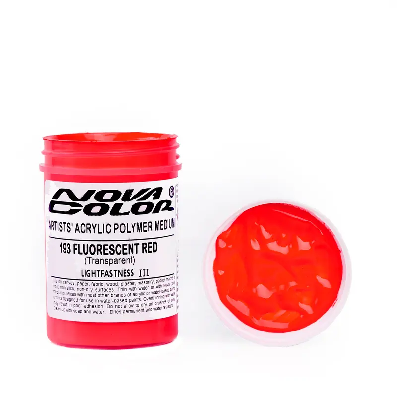 #193 Fluorescent Red - Lightfastness: ||| - Transparent