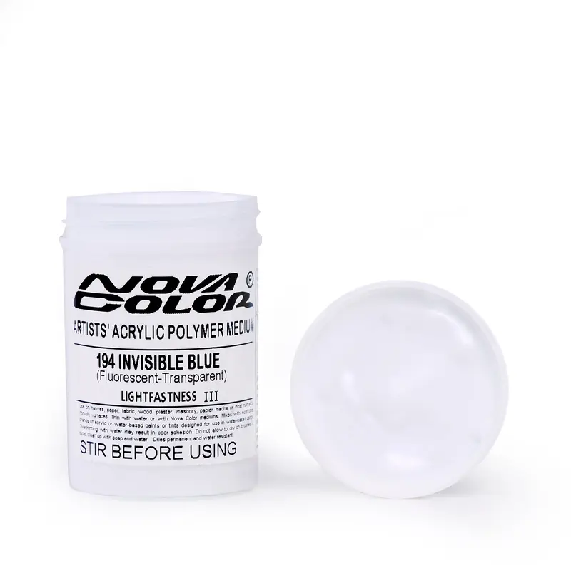 #194 Fluorescent Invisible Blue - Lightfastness: ||| - Transparent