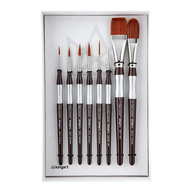 Precision Brushes 8 pc