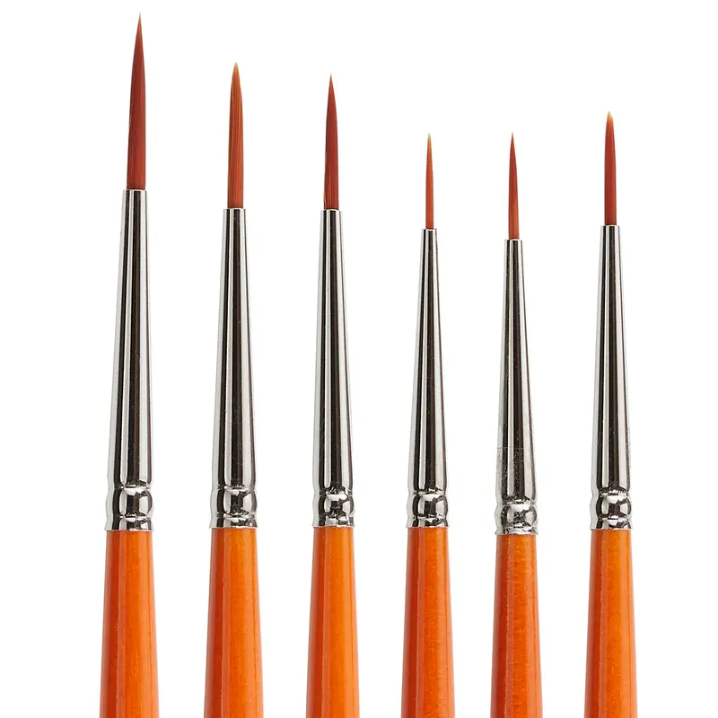 Radiant 6350 Liner Brush Set, 6 pc