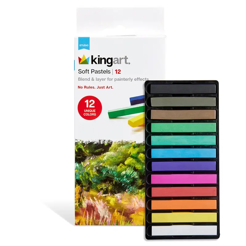 Soft Square Pastels Full Sticks 12 pc
