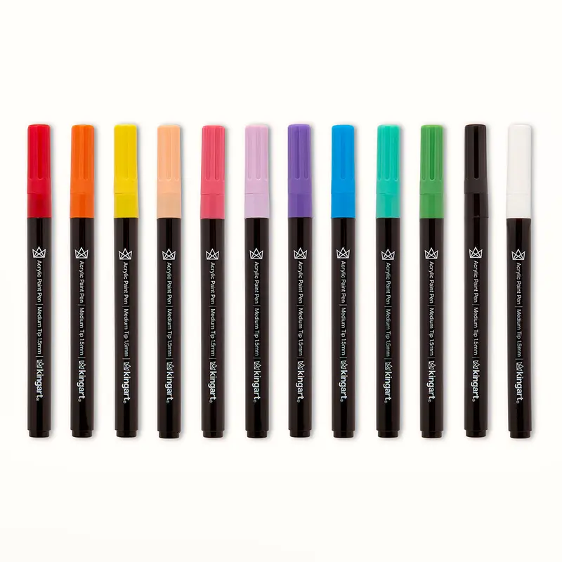 Acrylic Paint Pens - 12 Colors
