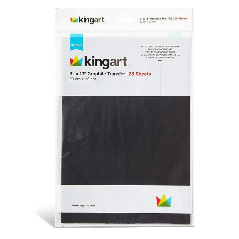 Graphite Transfer Paper 9 x 13 - 25 Sheets
