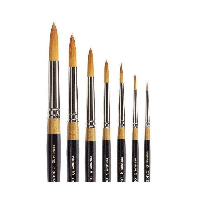 Original Gold 9040 Round Stroke Brushes 7 pc