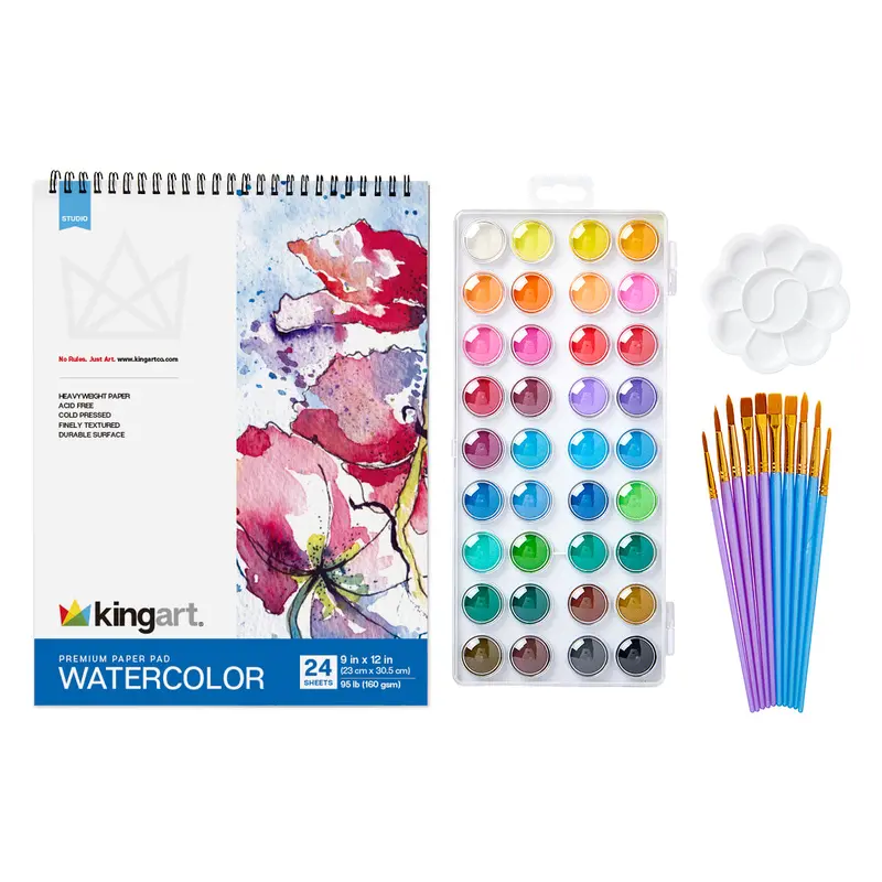 Watercolor Paint Set 48 pc