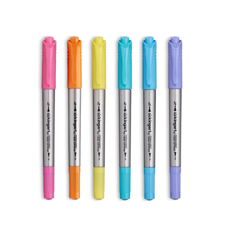 Permanent Ultra Fine Pens 6 Pastel Colors
