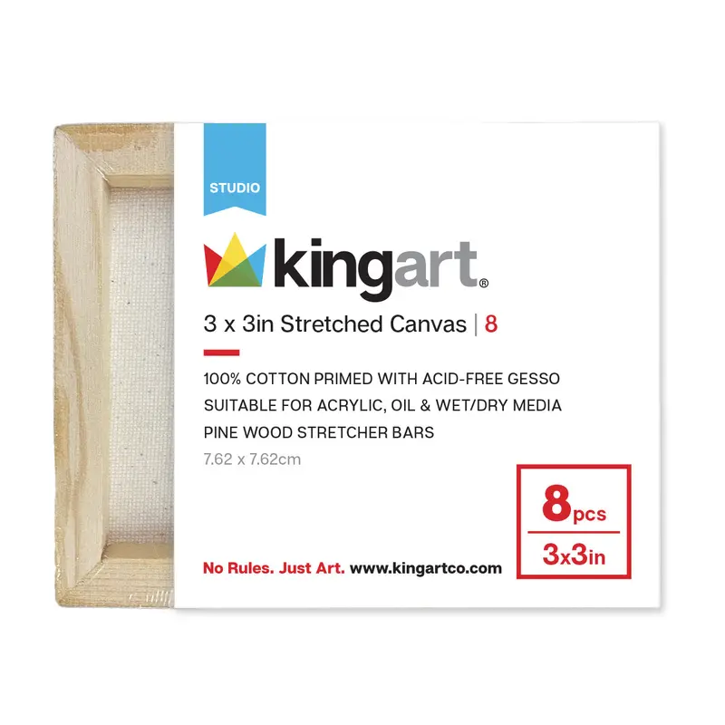 Stretched Canvas 3x3 8 pc