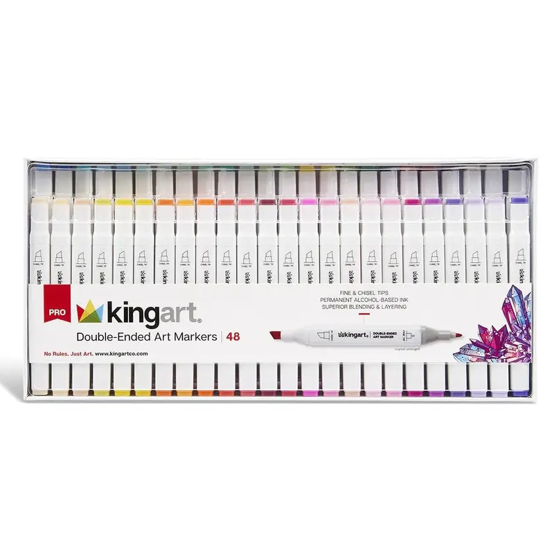 Double-Ended Alcohol Markers 48 pc