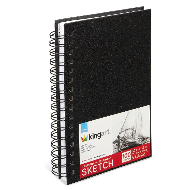 Hardcover Sketchbook 5.5 x 8.5 - 100 Pages