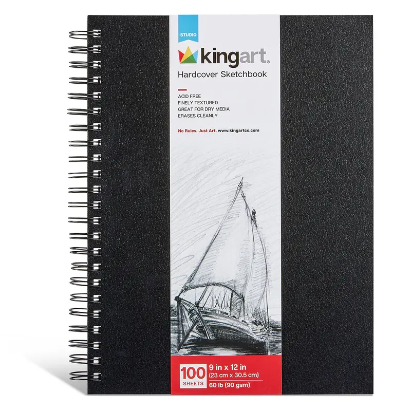 Hardcover Sketchbook 9 x 12 - 100 Pages