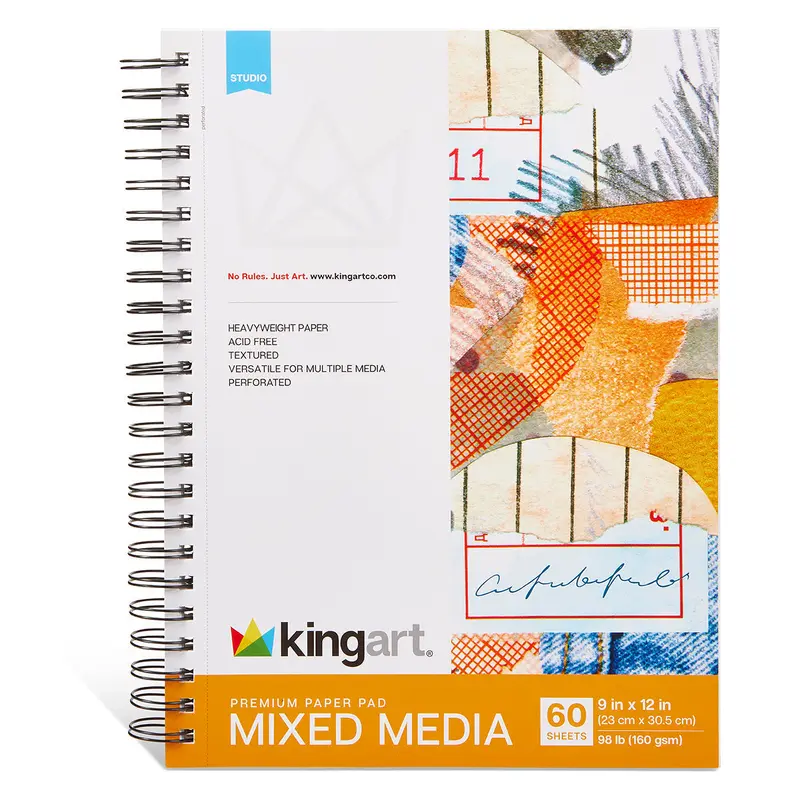 Mixed Media Paper 9 x 12 - 60 Sheets