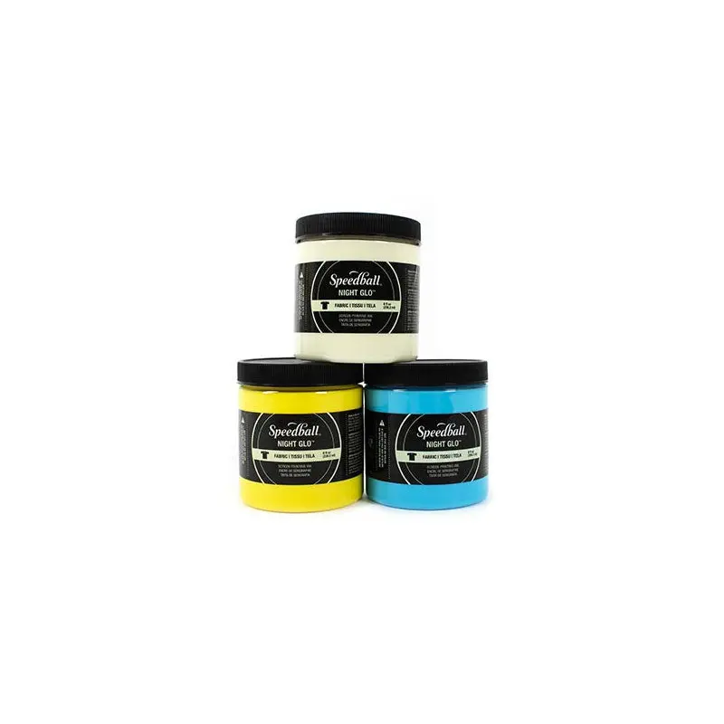 Night Glo Fabric Screen Printing Ink - Yellow