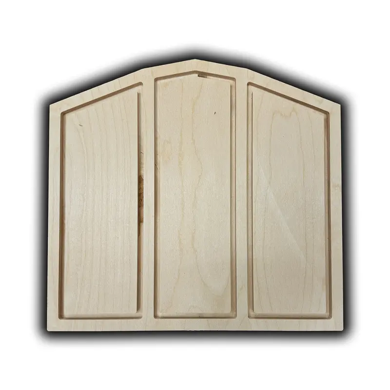 Trekell Contemporary Triptych Floater Panel - Wooden Painting Canvas + Frame