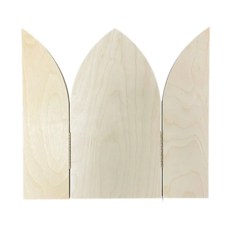 Trekell Gothic Arch Altar Panel - Wooden Painting Canvas