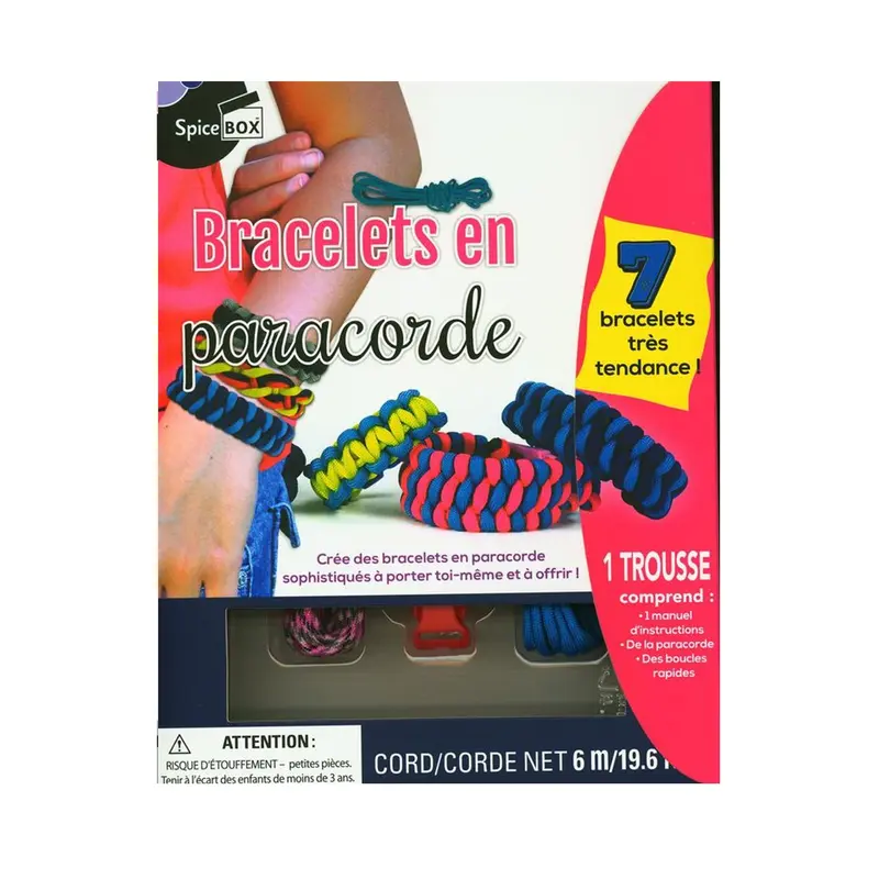 Bracelets en paracorde  French