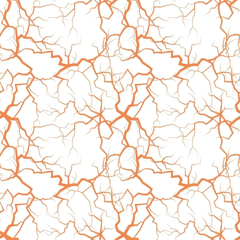 Crackle Fabric - Soft Orange