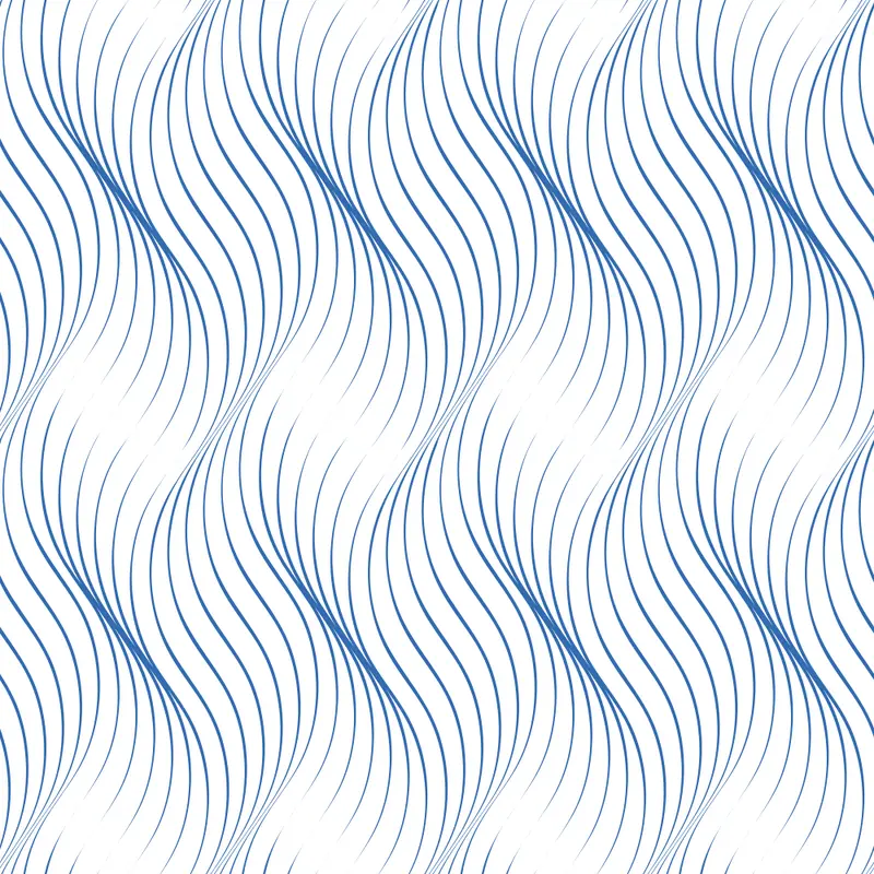 Endless Waves Fabric - Blue