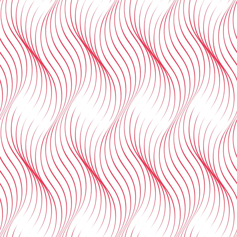 Endless Waves Fabric - Red