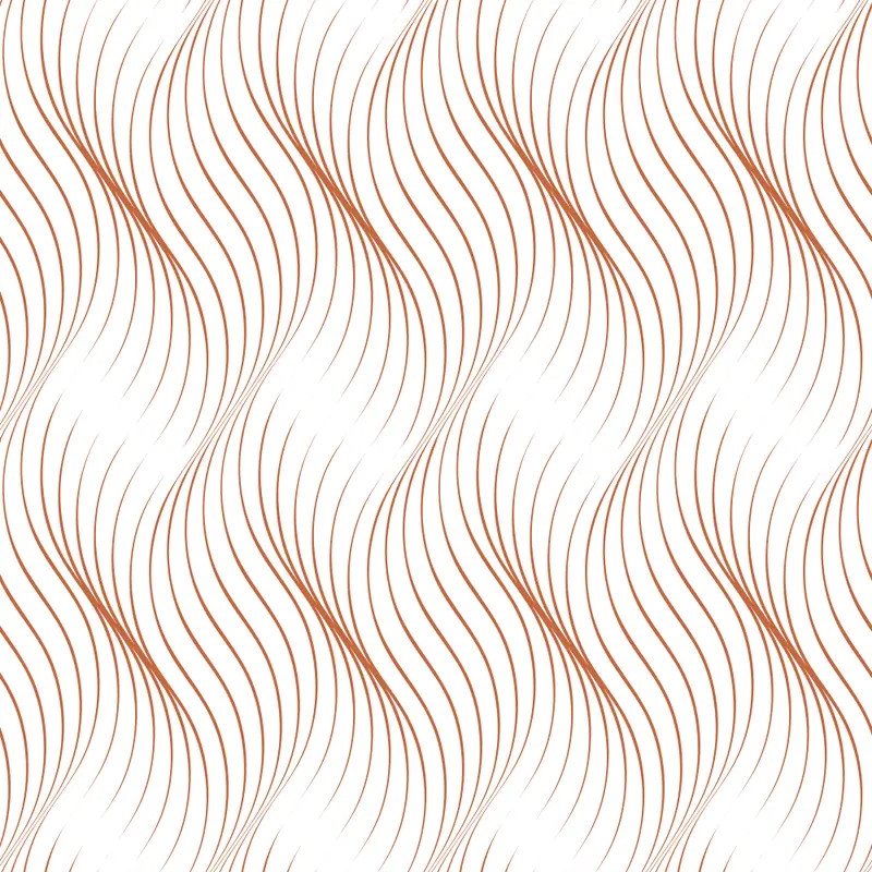 Endless Waves Fabric - Sienna