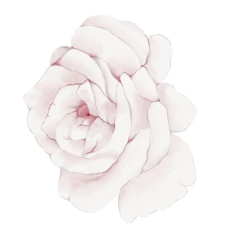 English Garden Roses #1 Fabric Panel