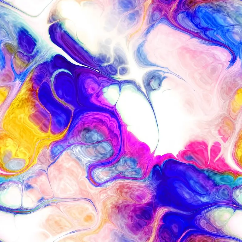 Funky Marble #14 Fabric