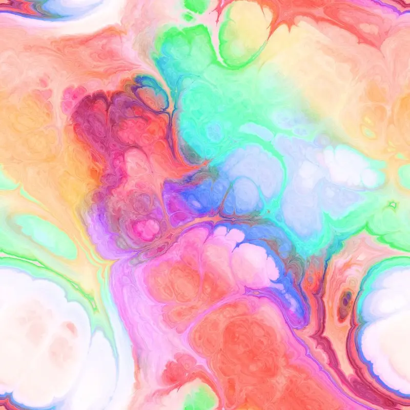 Funky Marble #7 Fabric