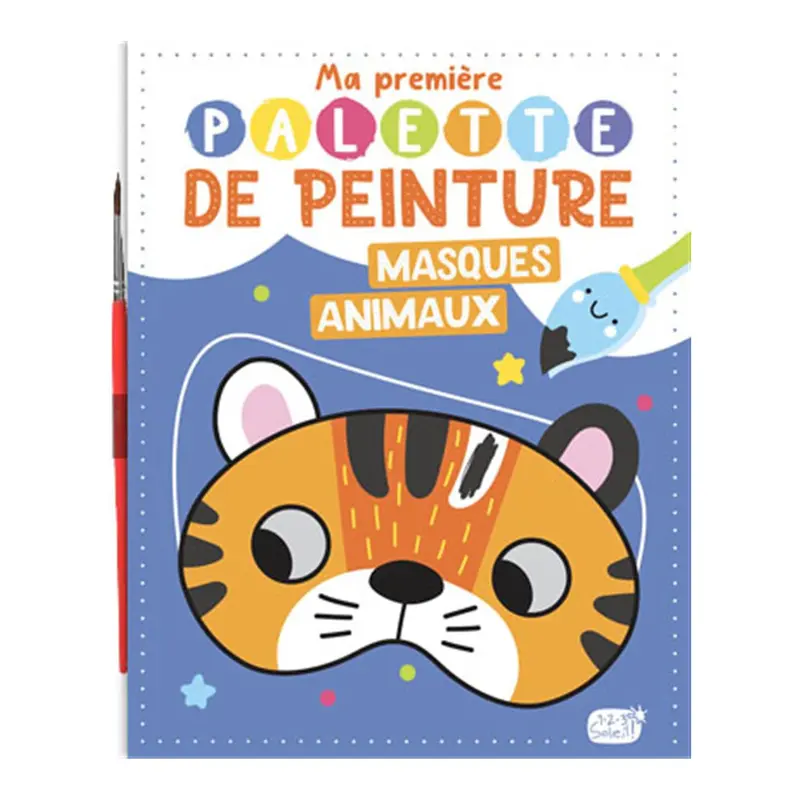 Ma premire palette de peinture : Masques animaux - French Ed.