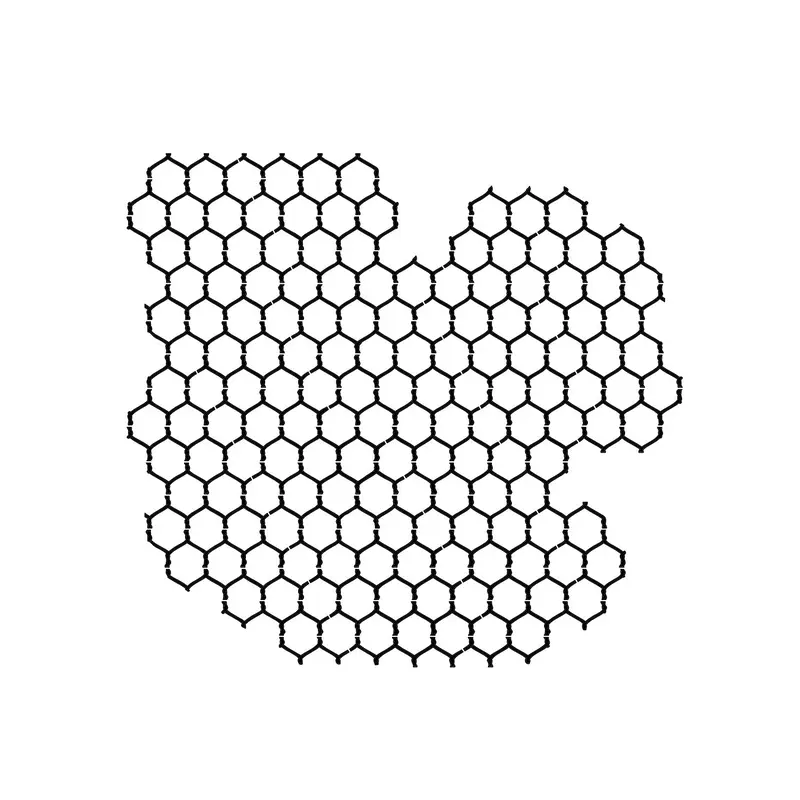 Mixed Media Stencil - Chicken Wire, 6 x 6 in.