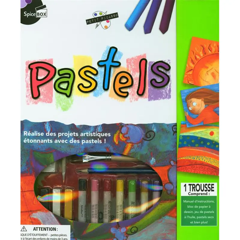 Pastels : Realize des projets artistiques tonnants avec des pastels ! - French Ed.