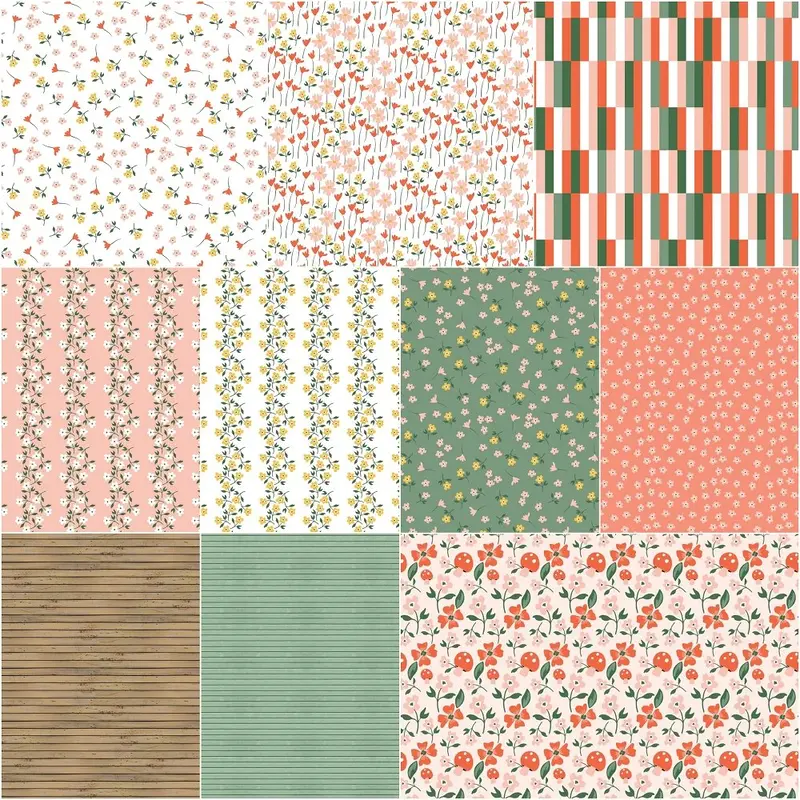 Flower Market Charm Pack - 10 Pieces