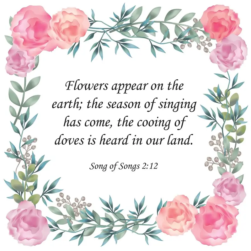 Flowers Appear On the Earth Fabric Panel