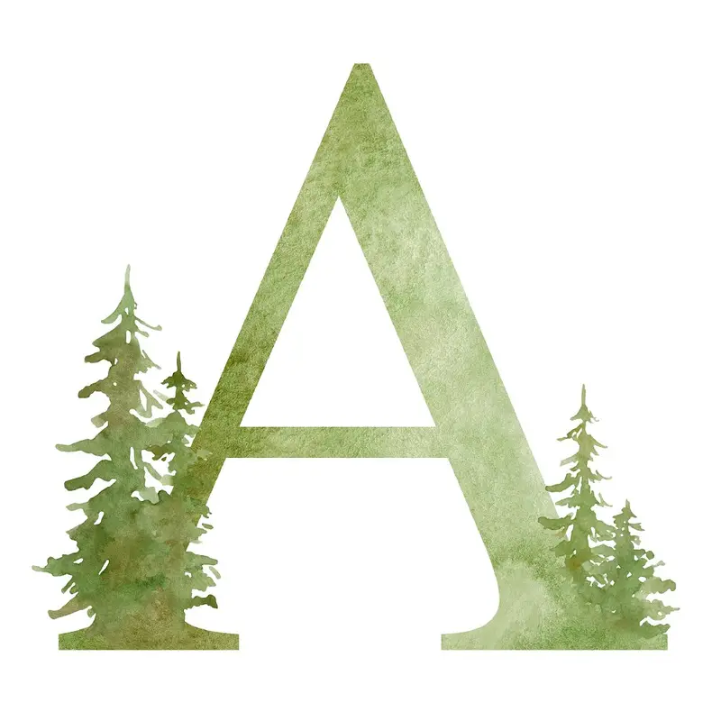 Foggy Forest A Fabric Panel