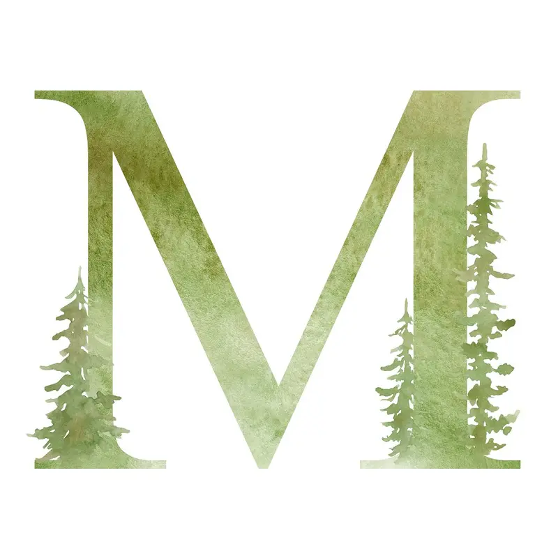 Foggy Forest M Fabric Panel