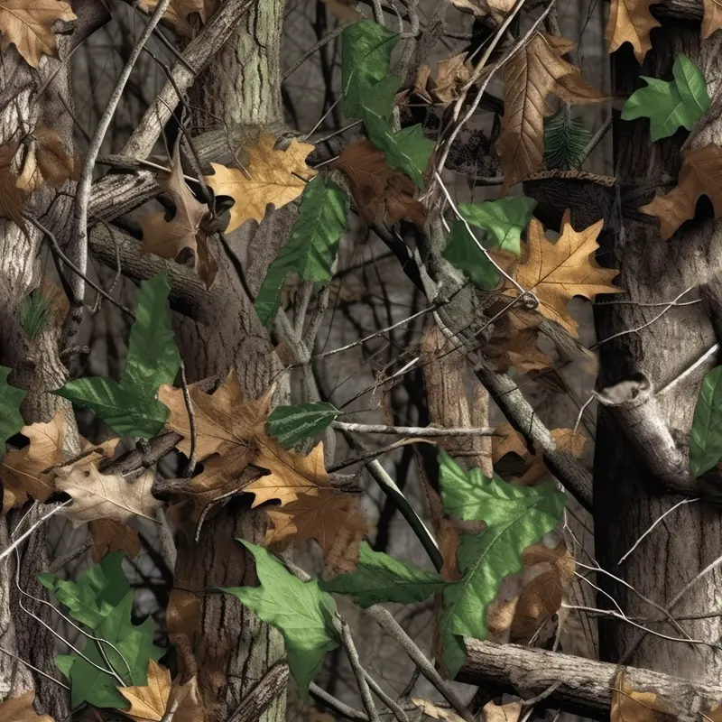 Forest Camouflage Pattern #1 Fabric