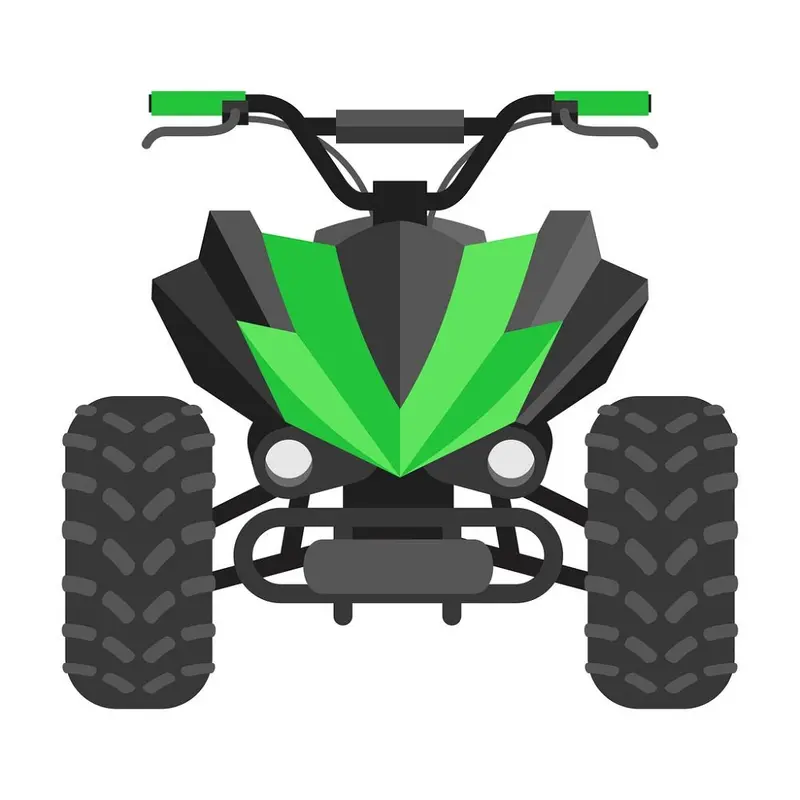 Four Wheeler Fabric Panel - Green