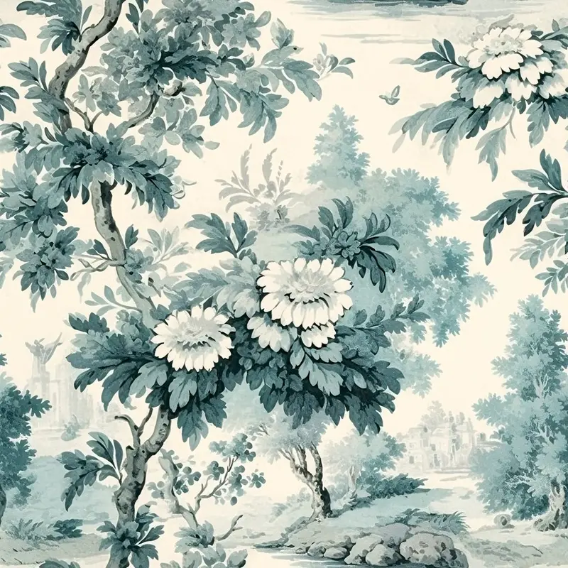 French Country Toile Pattern #10 Fabric