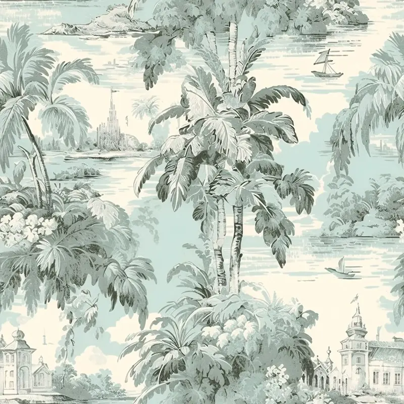 French Country Toile Pattern #2 Fabric