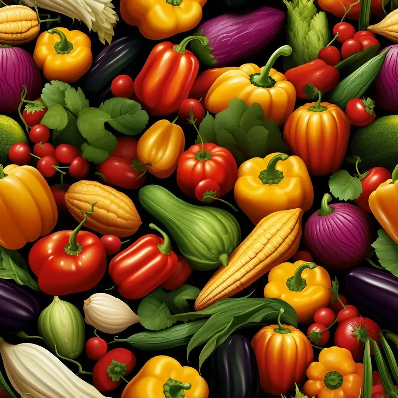 Fresh Veggies #11 Fabric