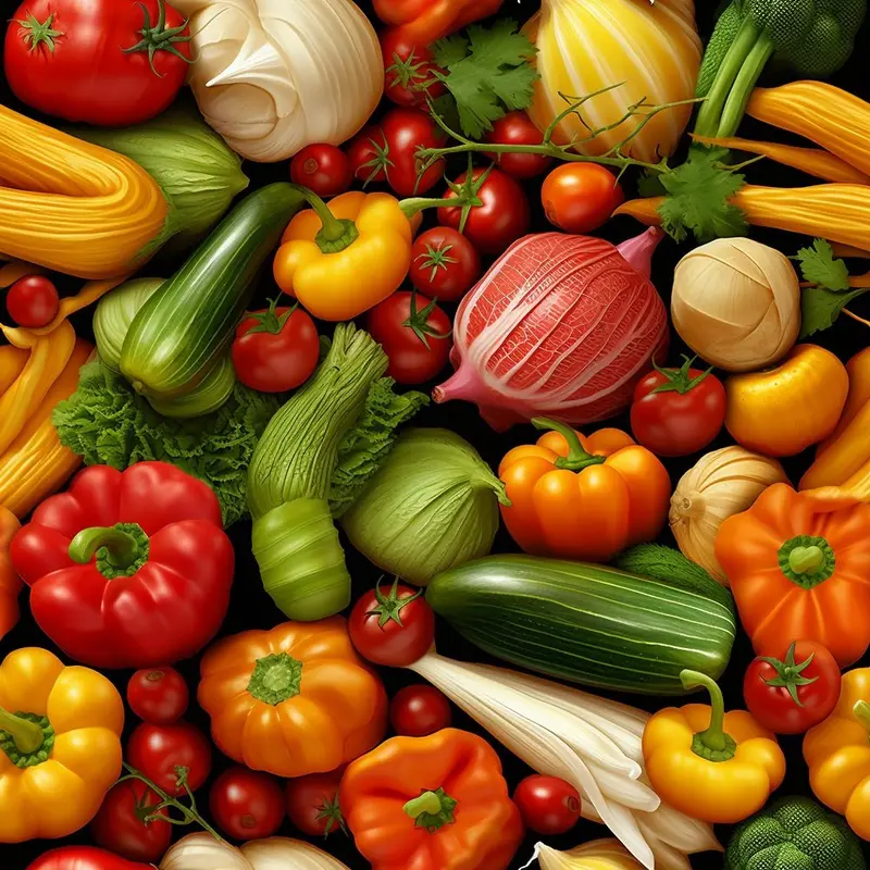 Fresh Veggies #6 Fabric