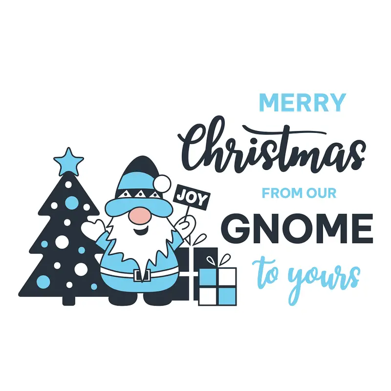 From Our Gnome To Yours Fabric Panel