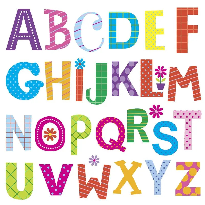 Fun Alphabet Fabric Panel